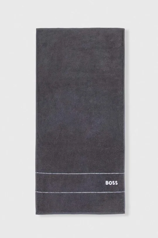 γκρί Βαμβακερή πετσέτα BOSS 50 x 100 cm Unisex