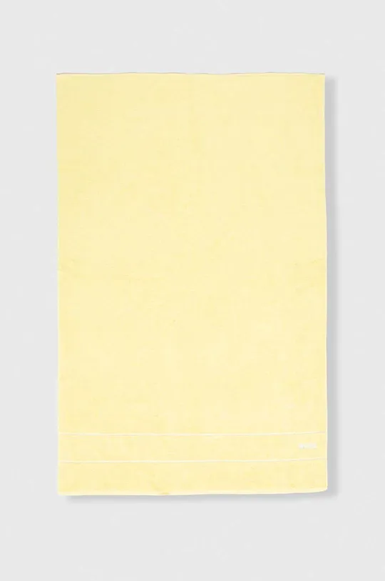 rumena Bombažna brisača BOSS 100 x 150 cm Unisex