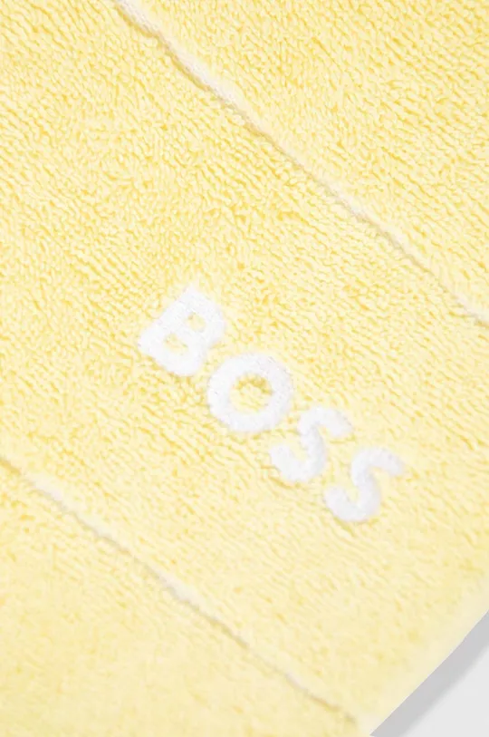 Pamučni ručnik BOSS 70 x 140 cm 100% Pamuk Upute za održavanje:  prati u perilici na temperaturi 40 stopni, može se sušiti u sušilici, ne koristiti izbjeljivač, glačati na srednjoj temperaturi, Ne smije se čistiti kemijski