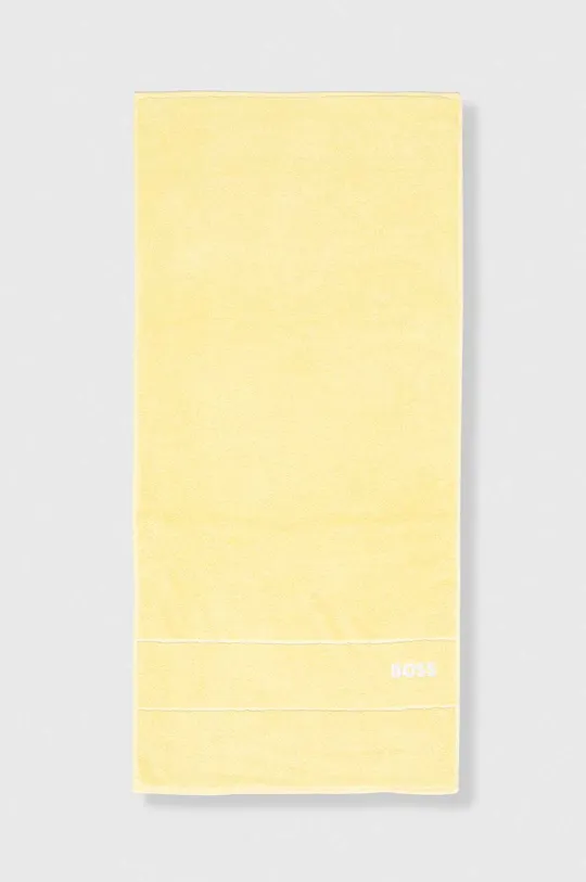 żółty BOSS ręcznik bawełniany 50 x 100 cm Unisex