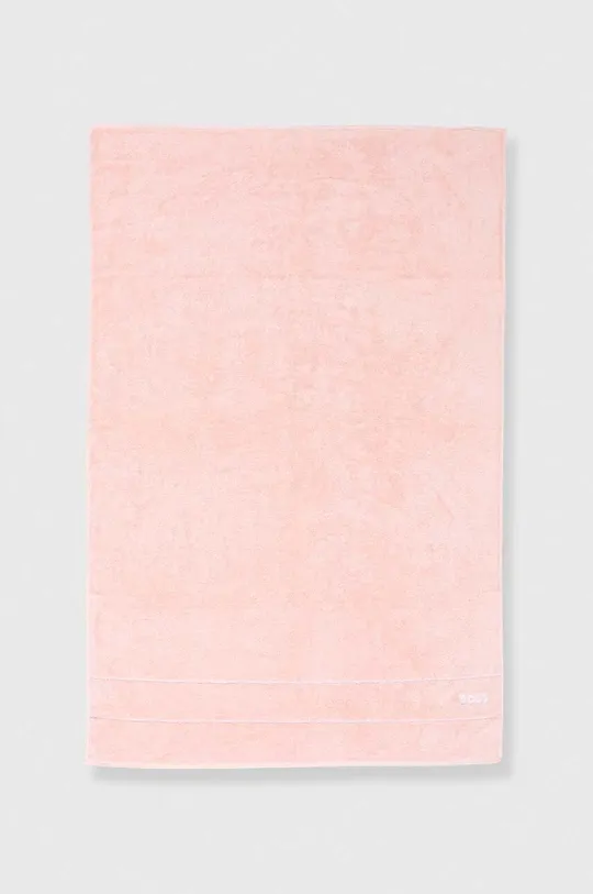 rózsaszín BOSS pamut törölköző 100 x 150 cm Uniszex