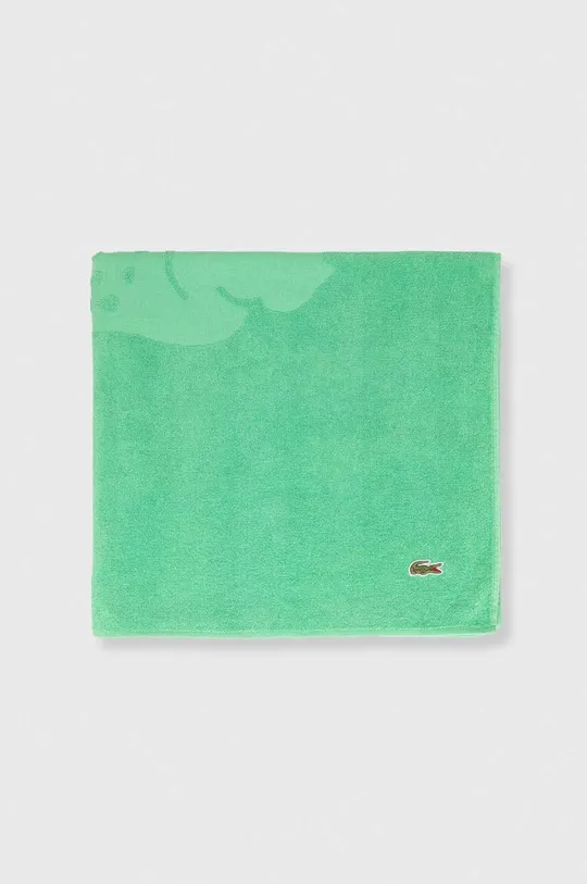 Πετσέτα παραλίας Lacoste 90 x 160 cm πράσινο