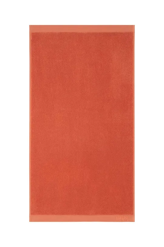 oranžová Bavlnený uterák Kenzo KZICONIC 45 x 70 cm Unisex