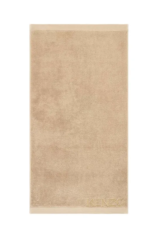 béžová Malý bavlnený uterák Kenzo Iconic Chanvre 45x70 cm Unisex