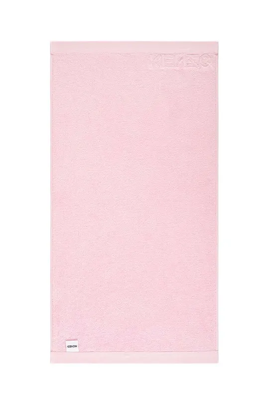 Μικρή βαμβακερή πετσέτα Kenzo Iconic Rose2 45x70 cm ροζ