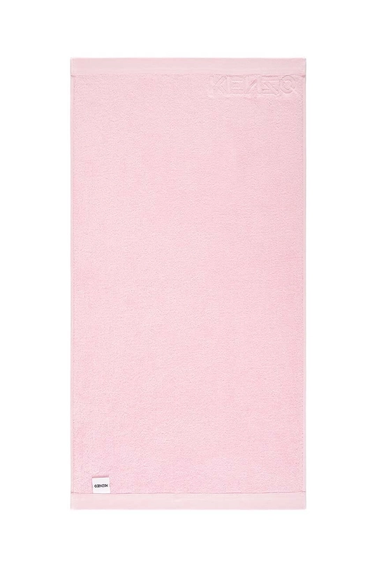 Kenzo mały ręcznik bawełniany Iconic Rose2 55x100 cm różowy