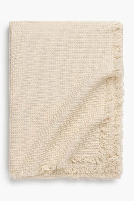 μπεζ Μεγάλη βαμβακερή πετσέτα Calma House Marte 90x150 cm Unisex