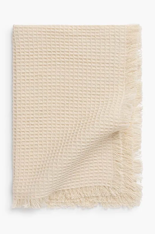 béžová Malý bavlnený uterák Calma House Marte 30x50 cm Unisex
