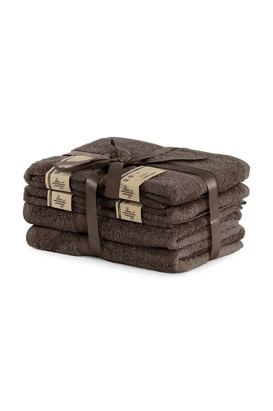 brązowy zestaw ręczników 6-pack Unisex