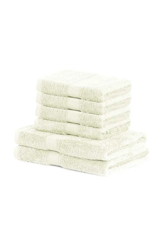 zestaw ręczników 6-pack zielony