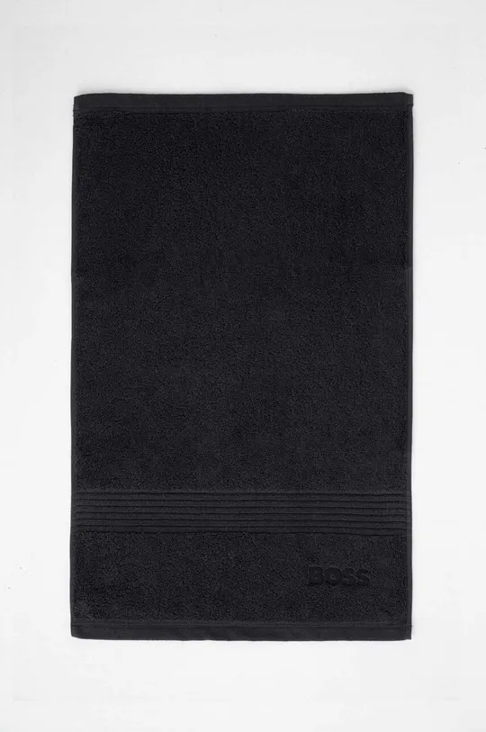 μαύρο Βαμβακερή πετσέτα BOSS 40 x 60 cm Unisex