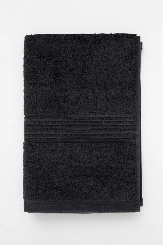 Βαμβακερή πετσέτα BOSS 40 x 60 cm μαύρο