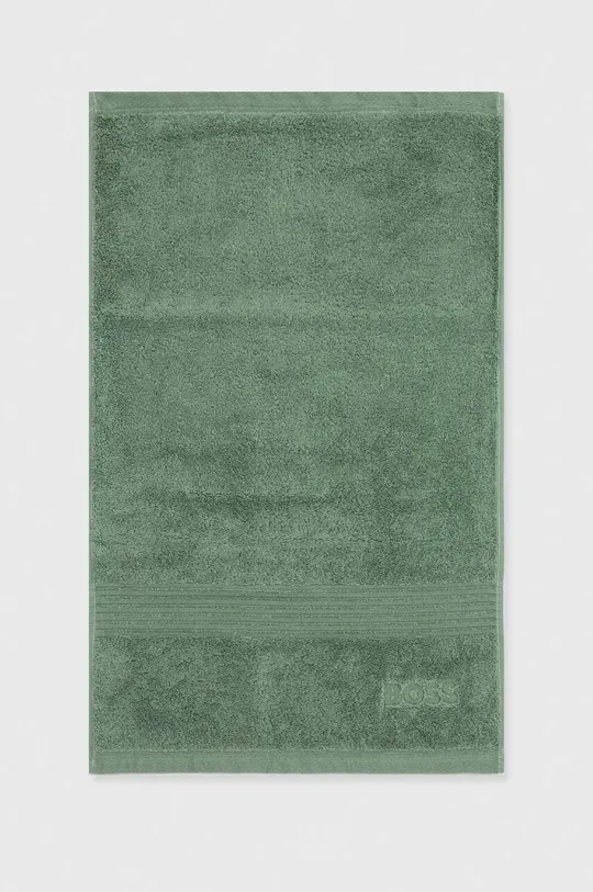 zelená Bavlnený uterák BOSS 40 x 60 cm Unisex
