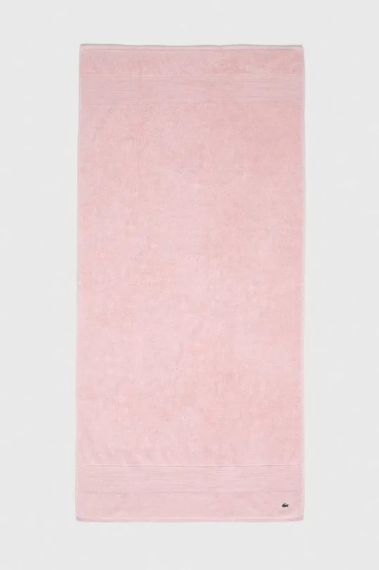 roza Pamučni ručnik Lacoste 70 x 140 cm Unisex
