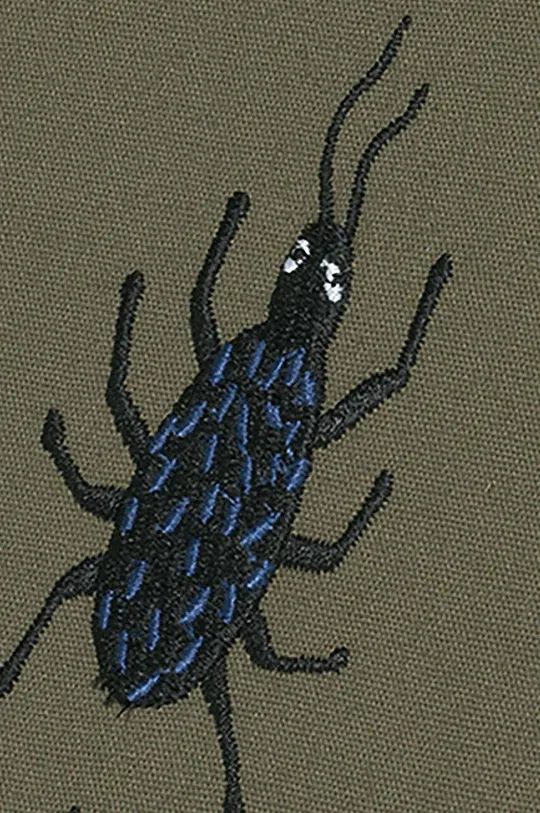 ferm LIVING dekoratív sátor Beetle Embroidery zöld
