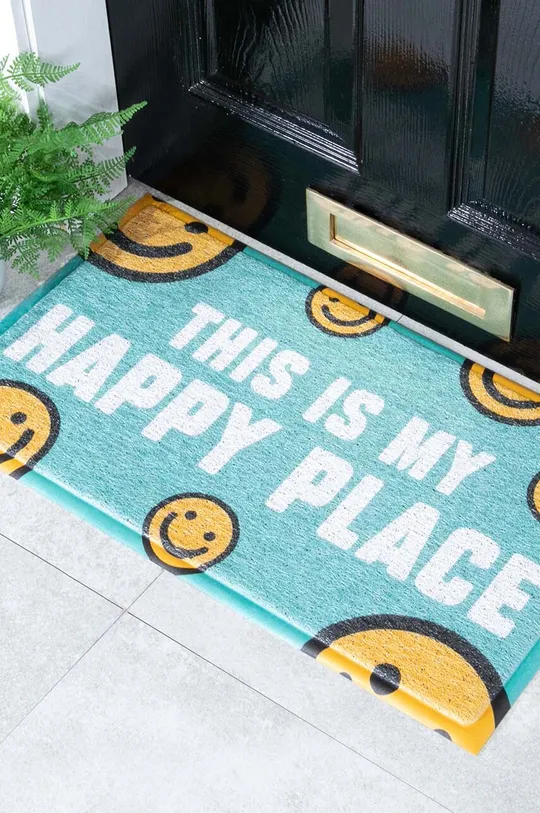 Artsy Doormats lábtörtlő Happy Place Doormat többszínű