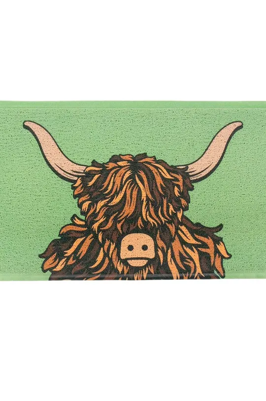 барвистий Килимок Artsy Doormats Highland Cow Door Unisex