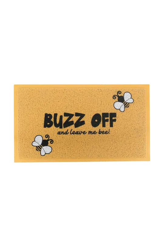оранжевый Коврик Artsy Doormats Bee Buzz Off Unisex