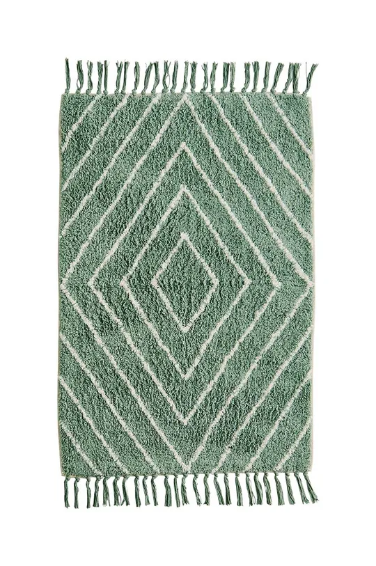 zielony Madam Stoltz ręcznik podłogowy Unisex