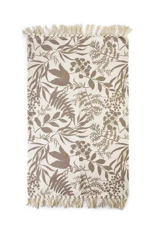 beżowy Affek Design dywanik Floral Unisex