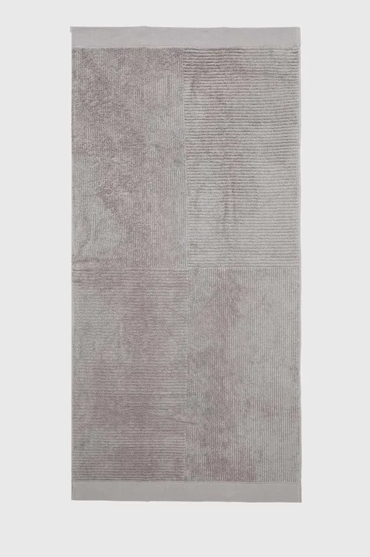 серый Среднее хлопковое полотенце Zone Denmark Classic Gully Grey 70 x 140 cm Unisex