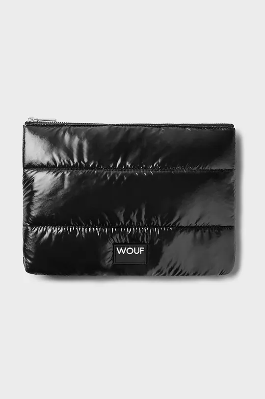 fekete WOUF lapos táska Black Glossy Uniszex