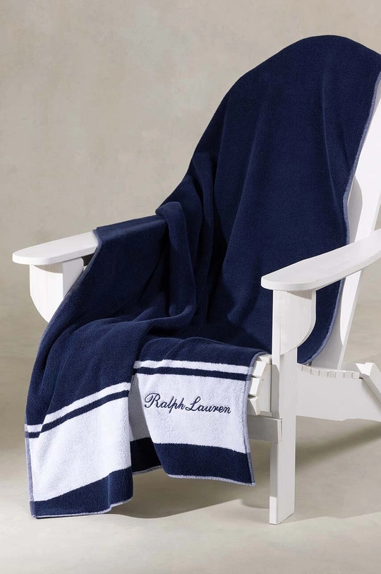 Ralph Lauren telo mare Chesson NavyWhite 100x170 cm 1043031 blu navy