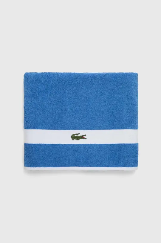 Βαμβακερή πετσέτα Lacoste L Casual Aérien 90 x 150 cm μπλε