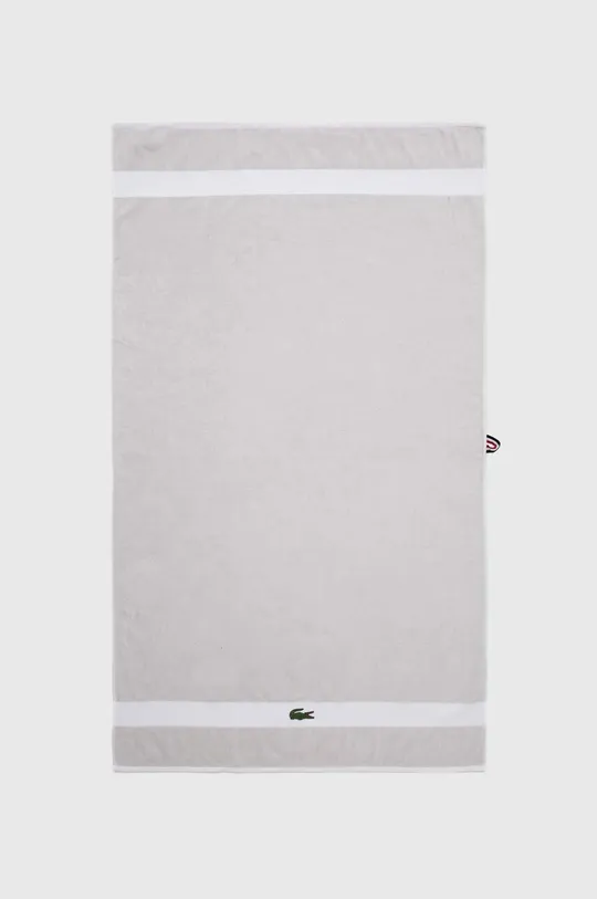bézs Lacoste törölköző L Casual Argent 90 x 150 cm Uniszex
