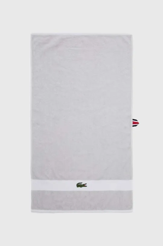 sivá Bavlnený uterák Lacoste L Casual Argent 55 x 100 cm Unisex