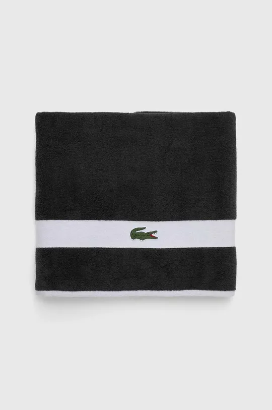 Βαμβακερή πετσέτα Lacoste L Casual Bitume 90 x 150 cm γκρί