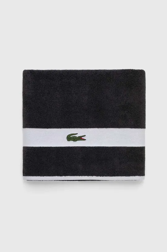 Lacoste ręcznik bawełniany L Casual Bitume 70 x 140 cm szary