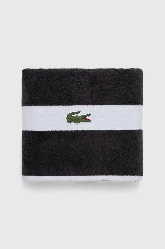 Lacoste ręcznik bawełniany L Casual Bitume 55 x 100 cm szary