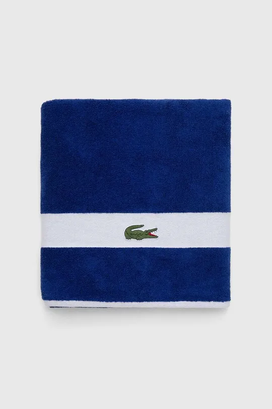 Βαμβακερή πετσέτα Lacoste L Casual Cosmique 70 x 140 cm σκούρο μπλε