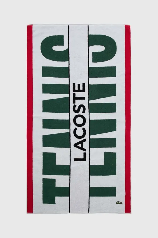biały Lacoste ręcznik L Court 90 x 160 cm Unisex