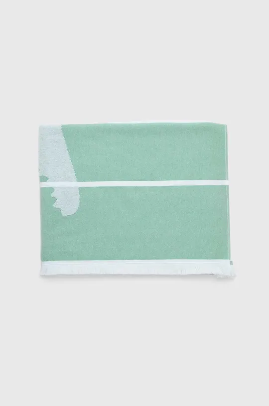 Пляжное полотенце Lacoste L Ebastan Poivron 100 x 160 cm зелёный