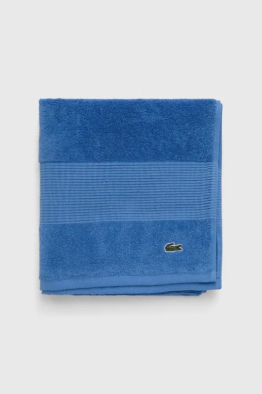 Хлопковое полотенце Lacoste L Lecroco Aérien 50 x 100 cm голубой