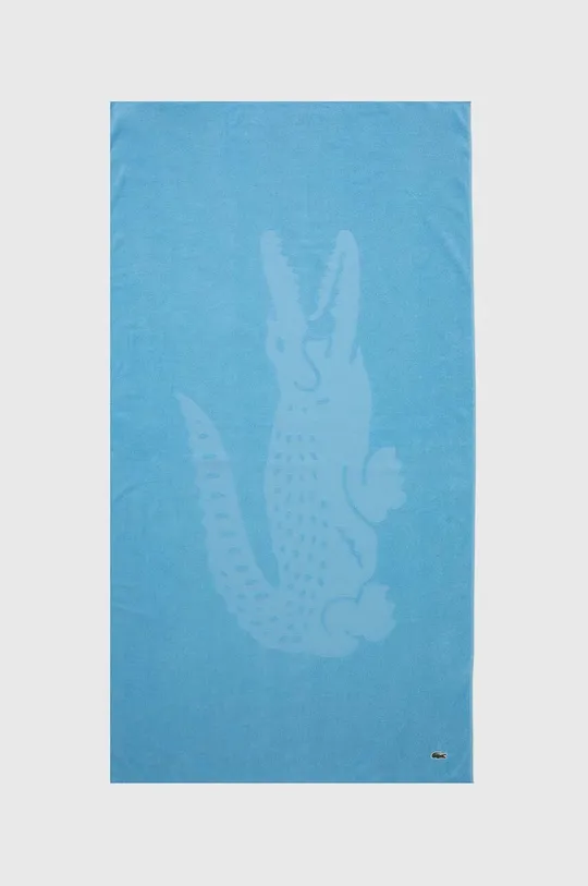 niebieski Lacoste ręcznik bawełniany L Sport Bonnie 90 x 160 cm Unisex