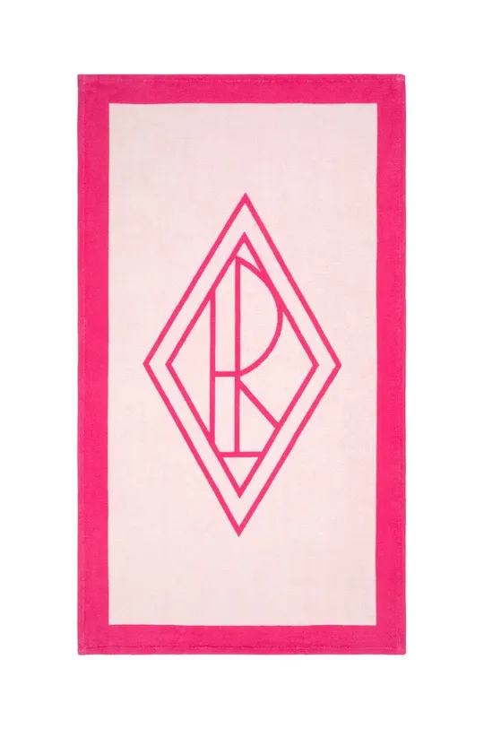 ροζ Πετσέτα παραλίας Ralph Lauren Blair White / Maui Pink 100 x 170 cm Unisex