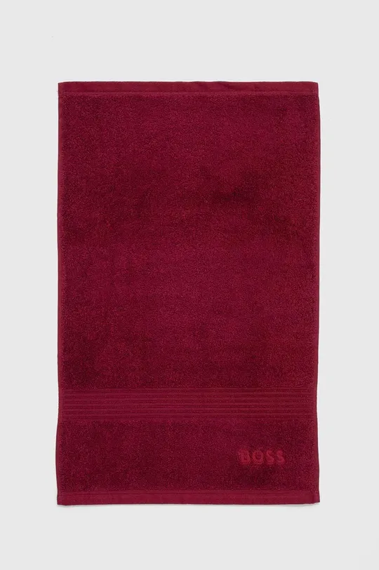 bordowy BOSS ręcznik bawełniany Loft Rumba 40 x 60 cm Unisex