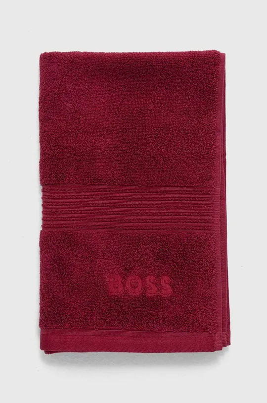 Βαμβακερή πετσέτα BOSS Loft Rumba 40 x 60 cm μπορντό