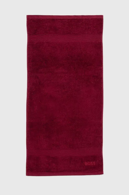 bordowy BOSS ręcznik bawełniany Loft Rumba 50 x 100 cm Unisex