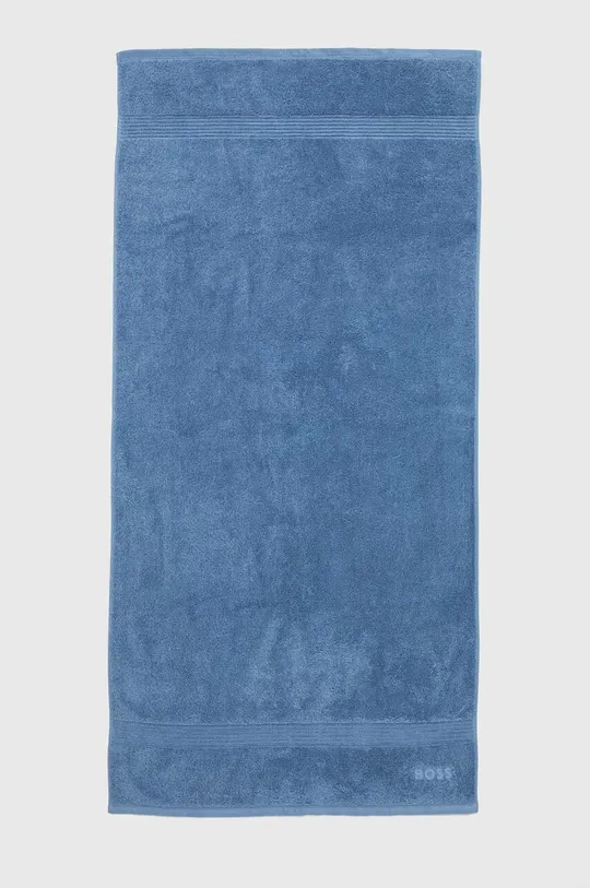 голубой Хлопковое полотенце BOSS Loft Sky 70 x 140 cm Unisex