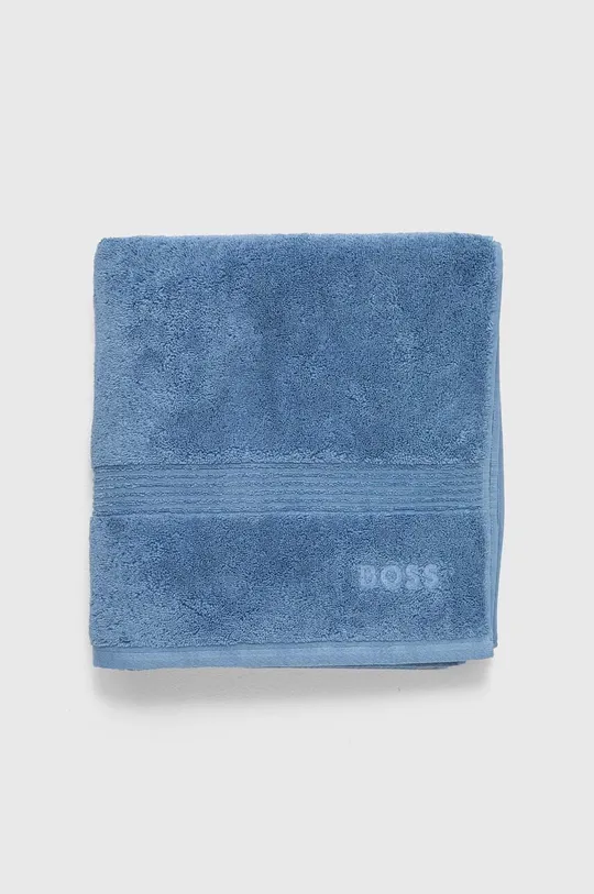 Pamučni ručnik BOSS Loft Sky 70 x 140 cm plava