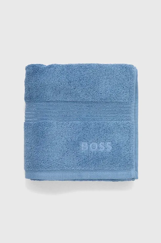 Βαμβακερή πετσέτα BOSS Loft Sky 50 x 100 cm μπλε