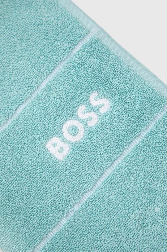 BOSS asciugamano con aggiunta di lana Plain Aruba Blue 40 x 60 cm 100% Cotone