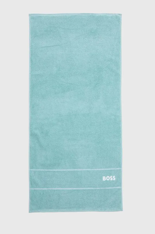 turkusowy BOSS ręcznik Plain Aruba Blue 50 x 100 cm Unisex