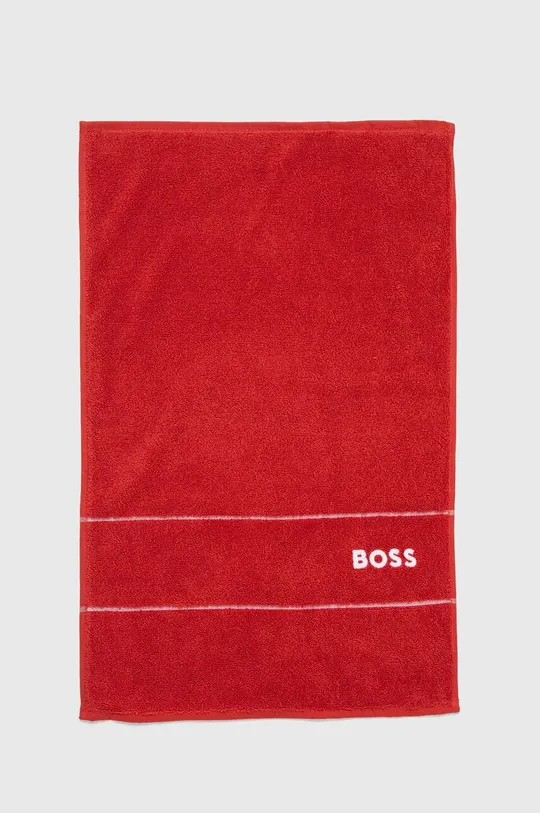 piros BOSS pamut törölköző Plain Red 40 x 60 cm Uniszex
