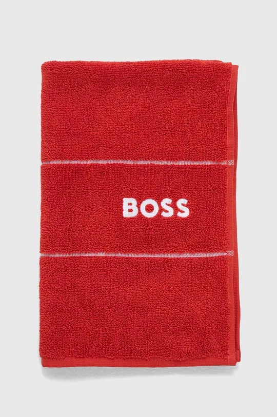 BOSS ręcznik bawełniany Plain Red 40 x 60 cm czerwony