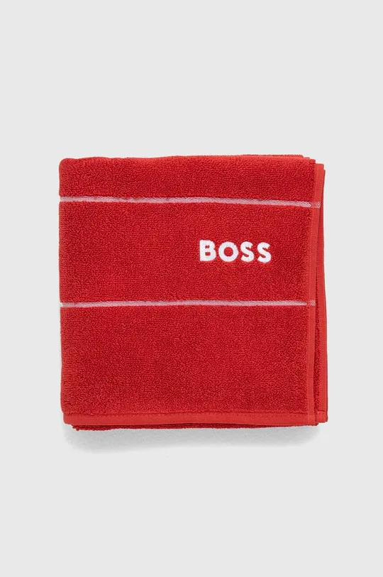 BOSS ręcznik Plain Red 50 x 100 cm czerwony